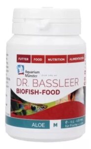 Ração Dr. Bassleer Biofish-Food Aloe M 60g (com aloe vera)