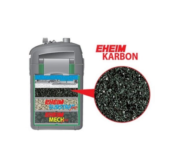 Eheim Karbon 1L Carvão Ativado Água Doce + Bolsa para Mídia - Image 3